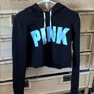 Pink cropped sweatshirt